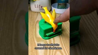 Cute bird toothpick dispenser | bird shaped tooth pick holder | smart finds #smart home #viralgadget