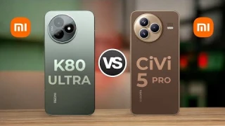 Redmi K80 Ultra 5G Vs Xiaomi Civi 5 Pro 5G