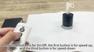 How to use Wireless Dimmable & Adjustable Speed Module DC Motor Speed Remote Control Light Switch