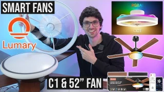 2025's Best Value Smart Ceiling Fans! - Lumary C1 & 52" Fan Review & Test (RGBAI Lighting & Quiet)