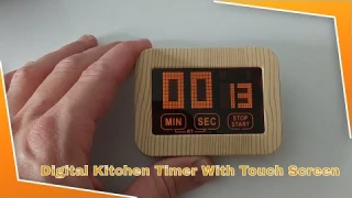 Digital Kitchen Timer Touch Screen Backlight with Magnet and Bracket Stand by LAOPAO FULL REVIEW