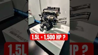 The Most Powerful F1 Engine Was 1.5L Inline 4 #f1 #bmw #engine #turbo