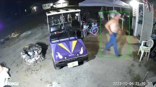 Roku  ,Home smart outdoor camera ￼ SE , Review sample Video￼ 10-4-23￼