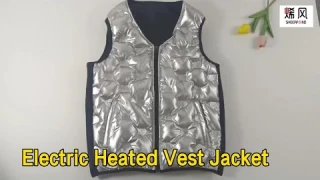 Graphene Electric Heated Vest Jacket Fast Heating Far - Infrared