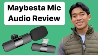 Amazon’s Choice Lav Mic: Outdoor audio review of Maybesta Wireless Lavalier Microphone for Iphone