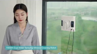 Liectroux YW509 Window Cleaning Robot with Dual Water Spraying Function