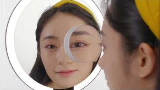 AMIRO Oath Lighted Makeup Mirror with 5X Magnification