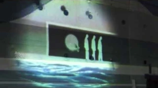 Gesture controlled projection mapping test -Leap Motion