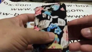 Cheap and Cool IPhone 4S Case - Vintage Abstract Flower Pattern PU Leather