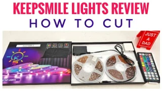 Keepsmile 100ft Led Light Review & How To Set up & Cut * Turn Demo*