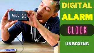 Digital Modern Alarm Clock with Aliexpress | Unboxing & Review