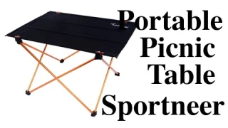 Sportneer Portable Lightweight Folding Camping Hiking Picnic Table