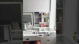 Best Amazon Makeup Vanity 🤍 #amazonfinds