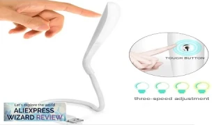 Mini Portable USB LED Light Touch Sensor Lights Dimmable Adjustable Bright Table Review