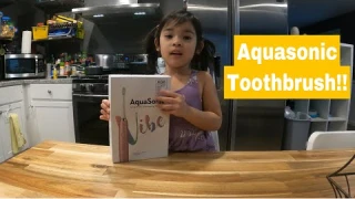 Unboxing AquaSonic Vibe Series Ultra Whitening Toothbrush | product review