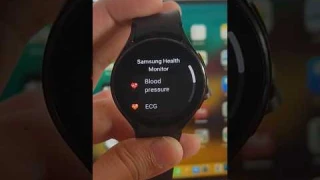 ECG & BP in Galaxy Watch #techshorts