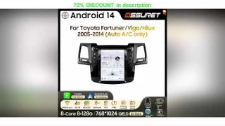 A must-have product! OSSURET 9.7 4G Carplay 7862 AI Intelligent Systems for Fortuner 2005 - 2014 T