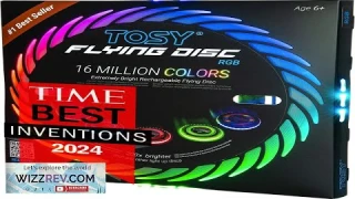 TOSY Flying Disc 16 Million Colors RGB or 36 LEDs Extremely Review
