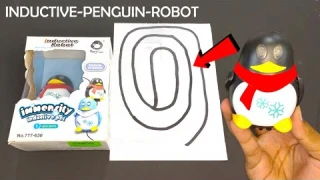 Penguin Inductive Robot Toy Follow The Line  Unboxing Jugnoo toy tv !