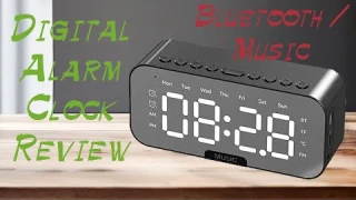 LED Digital Alarm Clock with Bluetooth ,Speaker  - Review | TopNotch Reviews