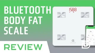 Bluetooth Body Fat Scale Review // Best Smart Scale 2019 // Arboleaf Smart Wireless Scale White