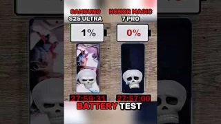 🔋SAMSUNG S25 ULTRA VS HONOR MAGIC 7 PRO BATTERY 🪫 TEST?