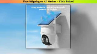 ARCCTV 4MP Wifi Solar Camera Kit Outdoor Wireless Security Surveillance Camera Set Siren Alarm