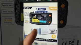 NerdMiner V2 Pro 251KH/s 🤔 Help
