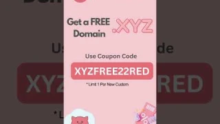 (PROMO EXPIRED) Register a free xyz domain with Porkbun  #PorkbunCoupon #FreeDomain #CouponCode