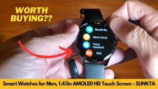Smart Watches for Men,1.43in AMOLED HD Touch Screen - SUNKTA - Review | Worth Buying?