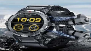 A must-have product! NFC Headset Smart Watch 2 in 1 TWS Wireless Headphone Local Music Call Men Sm