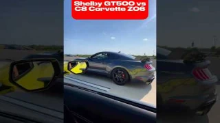 Shelby GT500 vs C8 Corvette Z06 🏎️