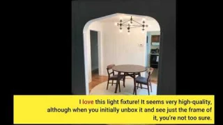 User Review: Lampundit DNA Chandelier Lighting 10 Light Chandelier Nordic Modern Magic Bean Cha...