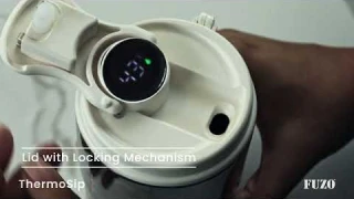 FUZO ThermoSip | Double Wall SS Mug with Temperature Display