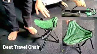 The Coolest & Smallest Chair, Best For Comping, Fishing Or Hiking, Light Weight Heavy Duty