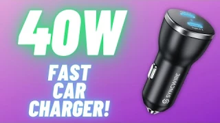 40W USB-C Car Charger! Syncwire PD 3.0 Car Charger Review!