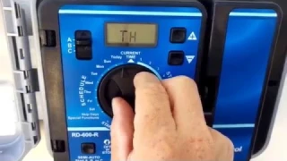 How To Easily Set A Rain Dial 600 RD600 Irrigation Timer
