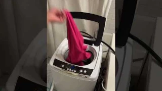 Portable compact washer & dryer by black + decker. #lifesaver #laundry #apartmentliving #shorts