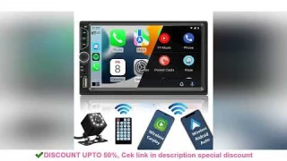REVIEW 7 Inch HD Touch Screen Car Radio 2 Din High Quality Car Video Player Wireless CarPlay Android