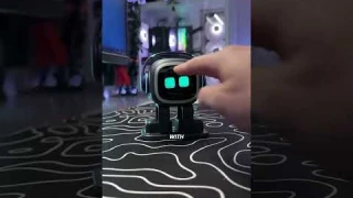 Meet your desktop buddy TODAY!! ☺️🤖 #emorobot #robot #livingai #emopetrobot #tech #desktoppet #pet