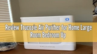 Review Trucozie Air Purifier for Home Large Room Bedroom Up to 1937 Ft² in 1 Hr With Double-sided Ai