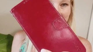 Arae Compatible with iPhone 15 Pro Max Case with Card Holder and Wrist Strap Wallet Flip Cover Revie