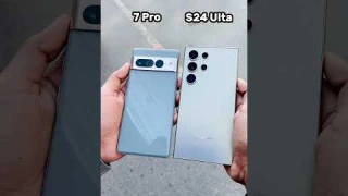 Google Pixel 7 Pro Vs Samsung Galaxy S24 Ultra || Camera Zoom Test! #shorts