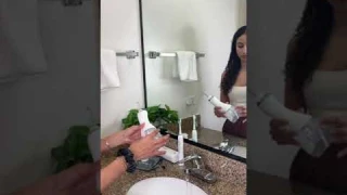 #ad | Diyae Benhiba Showcases Her Oral Care Routine With The Waterpik™ Cordless Advanced | #shorts