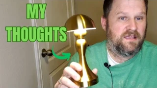 Review of Touch Lamp Cordless Metal Desk Lamp, Touch Sensor Control LED Table Lamp #ad