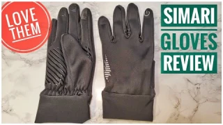 REVIEW Simari Winter Gloves Thin for Touch Screen  I LOVE THEM