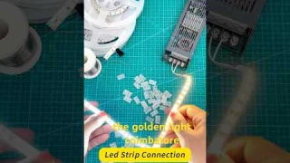 Led strip light connector ( L ) (+) (i) all type of connector available #connectors #ledlightstrip