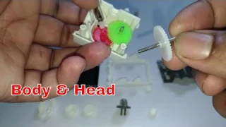 BODY&HEAD Assemblage: 14 in 1 Solar Robot Educational Toy Kit: How to assemblage [Kids Robot Toy]