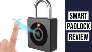 eLinkSmart Fingerprint Padlock Review Biometric Lock Digital David