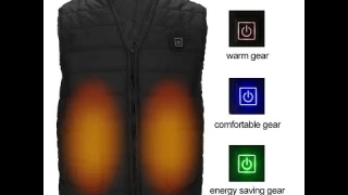 Electric USB Heated Vest KRMJ-001 REVIEW Jacket Winter Warmer Outdoor & Indoor Heating TEARDOWN